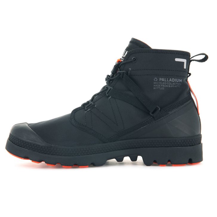 Bottes Palladium Pampa Travel Lite+ Imperméables Homme Noir | FR FKQ305W